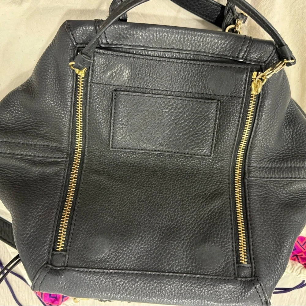 Tory Burch leather Bag | half moon braided strap cross body